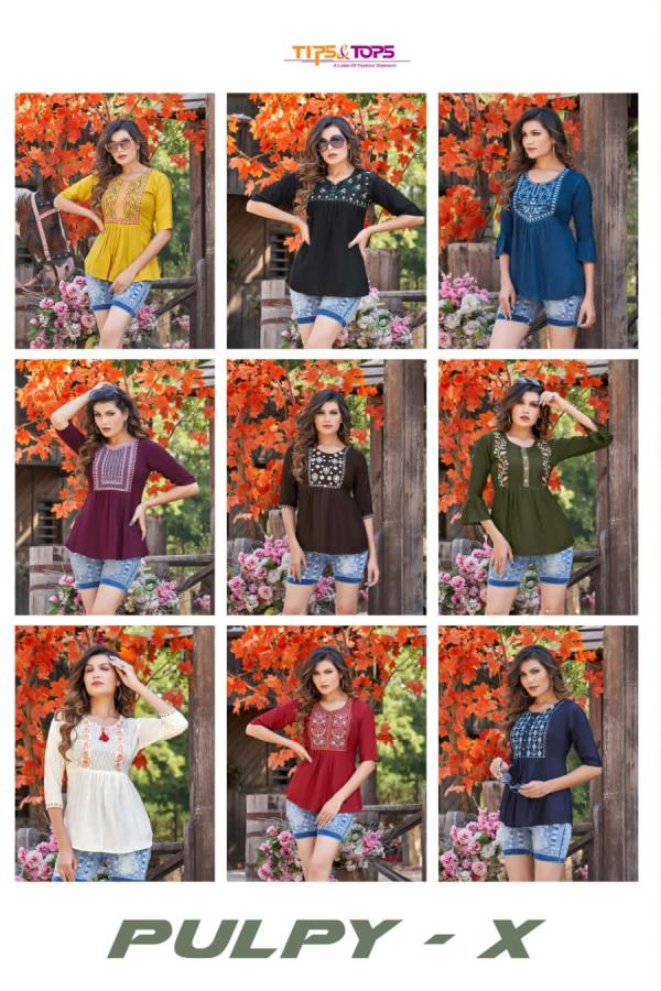 Tips And Tops Pulpy 10 Fancy Western Top Collection